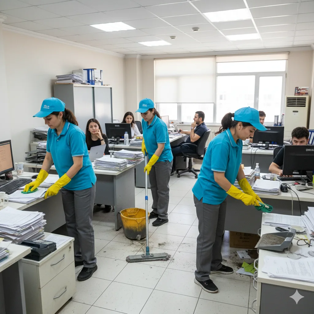 Ofis İş Yeri Temizliği Resimleri Fotoğrafları Isparta Sihirli Temizlik Hizmetleri